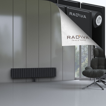 Oti Radiateur En Aluminium 300x1550 Noir - Thumbnail