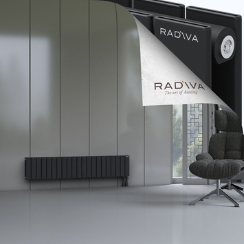 Oti Radiateur En Aluminium 300x1550 Noir - Thumbnail