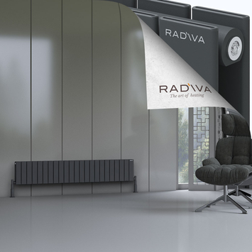 Oti Radiateur En Aluminium 300x1698 Anthracite Foncé - Thumbnail