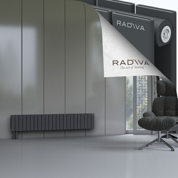 Oti Radiateur En Aluminium 300x1698 Anthracite Foncé - Thumbnail