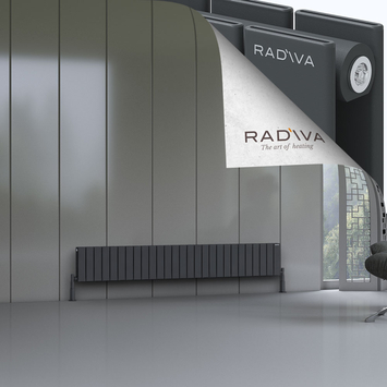 Oti Radiateur En Aluminium 300x1994 Anthracite Foncé - Thumbnail