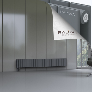 Oti Radiateur En Aluminium 300x2068 Anthracite - Thumbnail