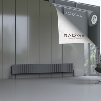 Oti Radiateur En Aluminium 300x2290 Anthracite - Thumbnail