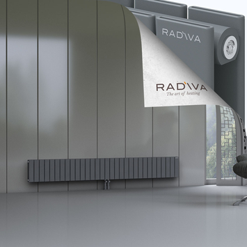 Oti Radiateur En Aluminium 300x2290 Anthracite - Thumbnail