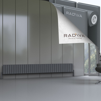 Oti Radiateur En Aluminium 300x2586 Anthracite - Thumbnail