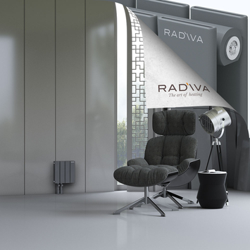 Oti Radiateur En Aluminium 300x292 Anthracite - Thumbnail