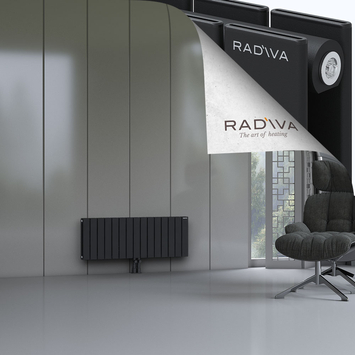 Oti Radiateur En Aluminium 400x1106 Noir - Thumbnail