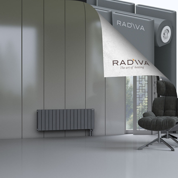 Oti Radiateur En Aluminium 400x1180 Anthracite - Thumbnail