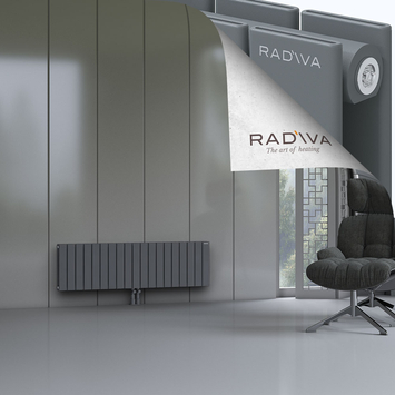 Oti Radiateur En Aluminium 400x1402 Anthracite - Thumbnail