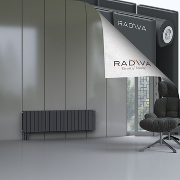 Oti Radiateur En Aluminium 400x1476 Anthracite Foncé - Thumbnail