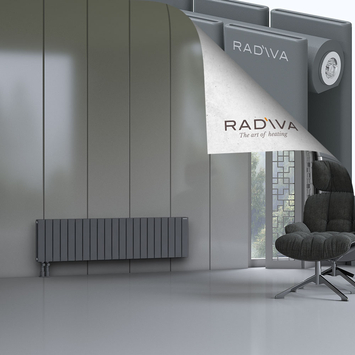 Oti Radiateur En Aluminium 400x1550 Anthracite - Thumbnail