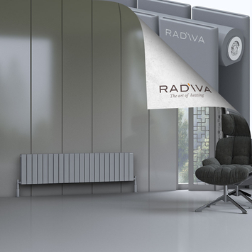 Oti Radiateur En Aluminium 400x1624 Gris - Thumbnail