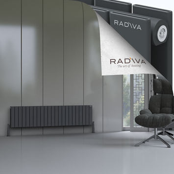 Oti Radiateur En Aluminium 400x1698 Anthracite Foncé - Thumbnail