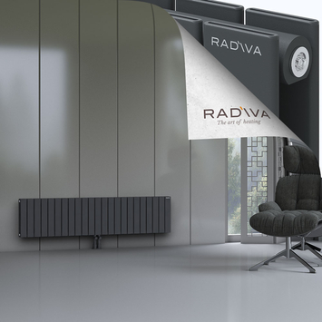 Oti Radiateur En Aluminium 400x1698 Anthracite Foncé - Thumbnail