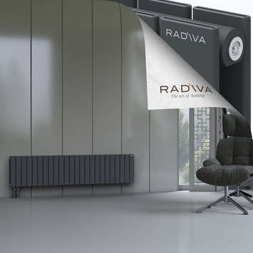 Oti Radiateur En Aluminium 400x1772 Anthracite Foncé - Thumbnail