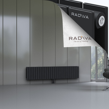 Oti Radiateur En Aluminium 400x1846 Noir - Thumbnail