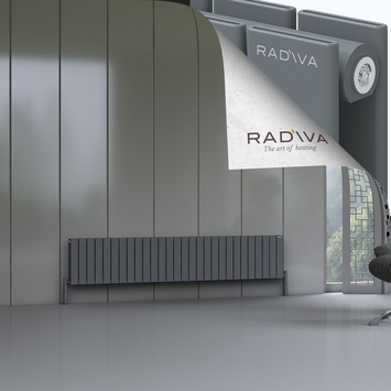 Oti Radiateur En Aluminium 400x2068 Anthracite - Thumbnail