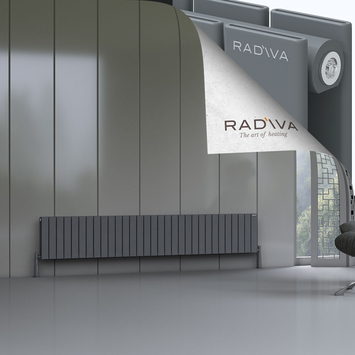 Oti Radiateur En Aluminium 400x2290 Anthracite - Thumbnail