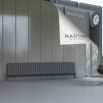 Oti Radiateur En Aluminium 400x2438 Anthracite - Thumbnail