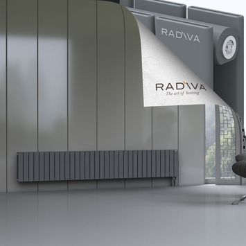 Oti Radiateur En Aluminium 400x2438 Anthracite - Thumbnail