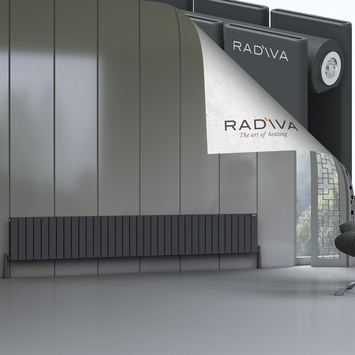 Oti Radiateur En Aluminium 400x2586 Anthracite Foncé - Thumbnail