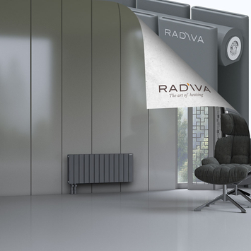 Oti Radiateur En Aluminium 400x958 Anthracite - Thumbnail