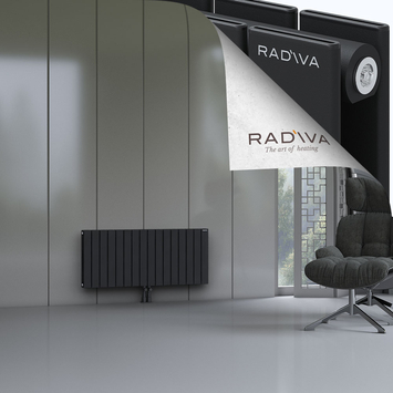 Oti Radiateur En Aluminium 500x1180 Noir - Thumbnail