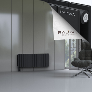 Oti Radiateur En Aluminium 500x1254 Noir - Thumbnail