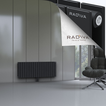 Oti Radiateur En Aluminium 500x1328 Noir - Thumbnail