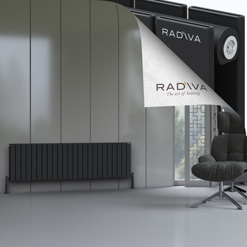 Oti Radiateur En Aluminium 500x1772 Noir - Thumbnail