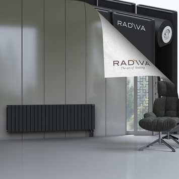 Oti Radiateur En Aluminium 500x1772 Noir - Thumbnail