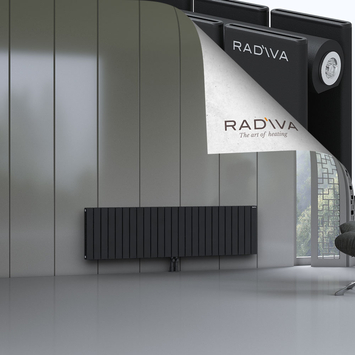 Oti Radiateur En Aluminium 500x1846 Noir - Thumbnail