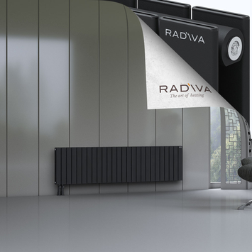 Oti Radiateur En Aluminium 500x1920 Noir - Thumbnail