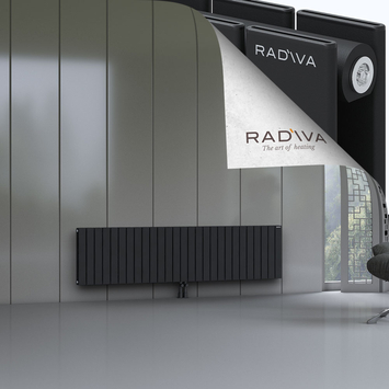 Oti Radiateur En Aluminium 500x1994 Noir - Thumbnail