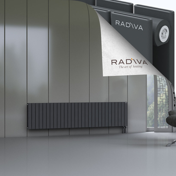 Oti Radiateur En Aluminium 500x2142 Anthracite Foncé - Thumbnail