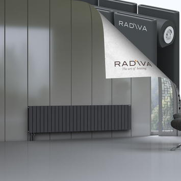 Oti Radiateur En Aluminium 500x2142 Anthracite Foncé - Thumbnail