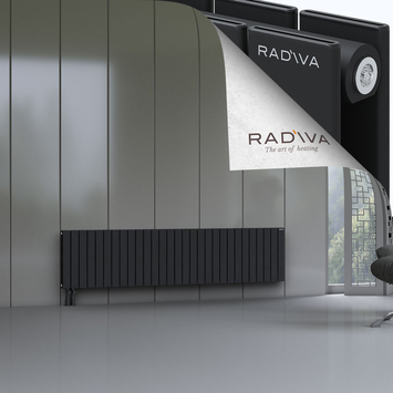 Oti Radiateur En Aluminium 500x2142 Noir - Thumbnail