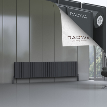 Oti Radiateur En Aluminium 500x2216 Anthracite Foncé - Thumbnail