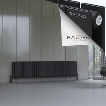 Oti Radiateur En Aluminium 500x2290 Noir - Thumbnail