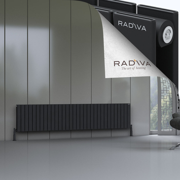 Oti Radiateur En Aluminium 500x2364 Noir - Thumbnail