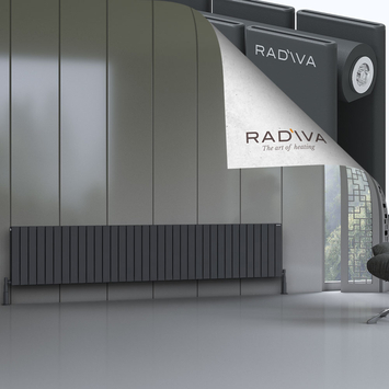 Oti Radiateur En Aluminium 500x2586 Anthracite Foncé - Thumbnail