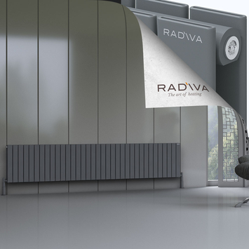 Oti Radiateur En Aluminium 500x2586 Anthracite - Thumbnail