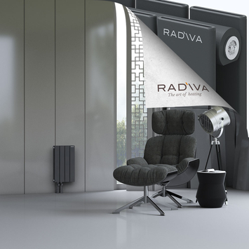 Oti Radiateur En Aluminium 500x292 Anthracite Foncé - Thumbnail