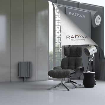 Oti Radiateur En Aluminium 500x440 Anthracite - Thumbnail