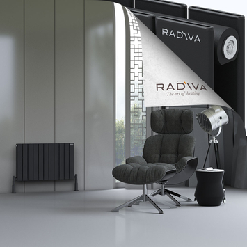 Oti Radiateur En Aluminium 500x810 Noir - Thumbnail