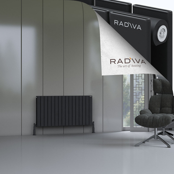 Oti Radiateur En Aluminium 600x1180 Noir - Thumbnail