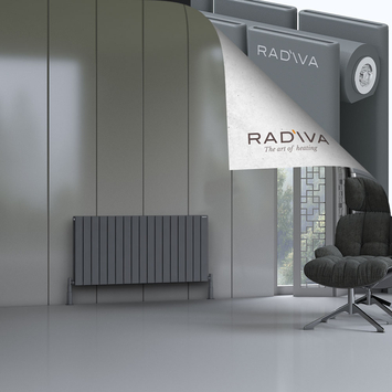 Oti Radiateur En Aluminium 600x1254 Anthracite - Thumbnail