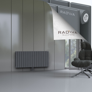 Oti Radiateur En Aluminium 600x1328 Anthracite - Thumbnail