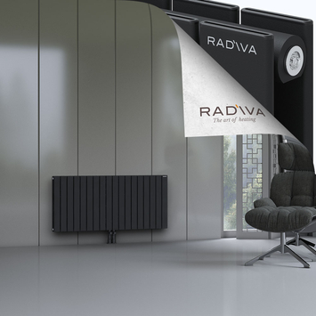 Oti Radiateur En Aluminium 600x1328 Noir - Thumbnail