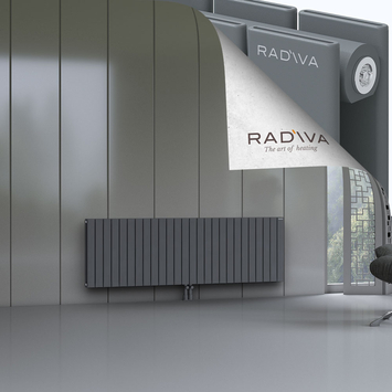 Oti Radiateur En Aluminium 600x1920 Anthracite - Thumbnail